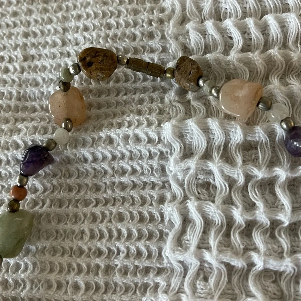 Handmade Natural Earth Stones Necklace - Picture 4 of 7
